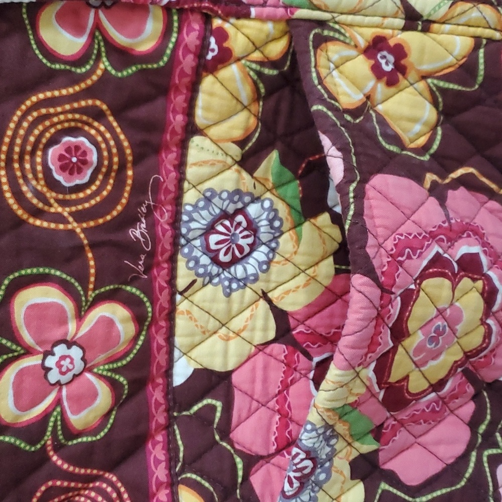 Vera Bradley Large Travel Tote, Buttercup - Picture 3 of 6